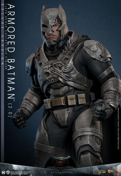 Batman v Superman: Dawn of Justice MMS742D62 Armored Batman (2.0) Deluxe 1/6th Scale Collectible Figure Gallery Image 19