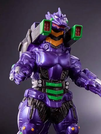 Godzilla vs. Evangelion Movie Monster Series Mechagodzilla (Heavily Armed Type) (EVA Unit-01 Ver.) Exclusive Gallery Image 2
