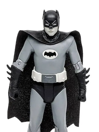 Batman Classic TV Series DC Retro Batman (Black & White) Exclusive Action Figure Gallery Image 2