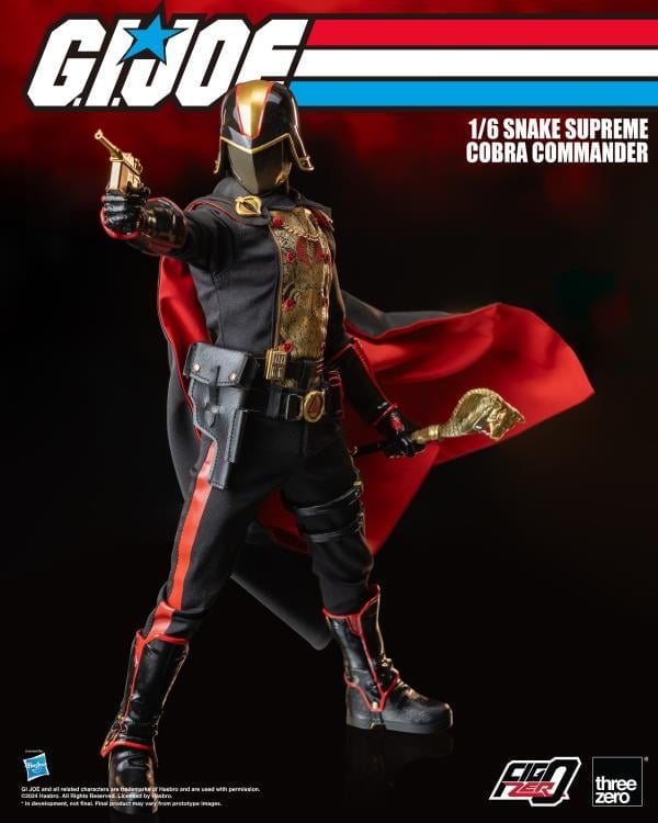 G.I. Joe FigZero Snake Supreme Cobra Commander 1/6 Scale BBTS Exclusive Collectible Figure Gallery Image 7
