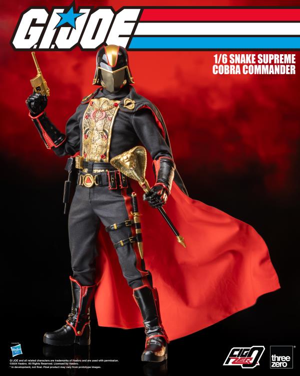 G.I. Joe FigZero Snake Supreme Cobra Commander 1/6 Scale BBTS Exclusive Collectible Figure Gallery Image 6