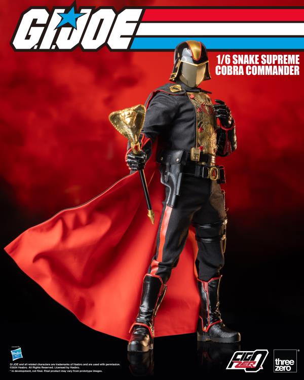 G.I. Joe FigZero Snake Supreme Cobra Commander 1/6 Scale BBTS Exclusive Collectible Figure Gallery Image 9