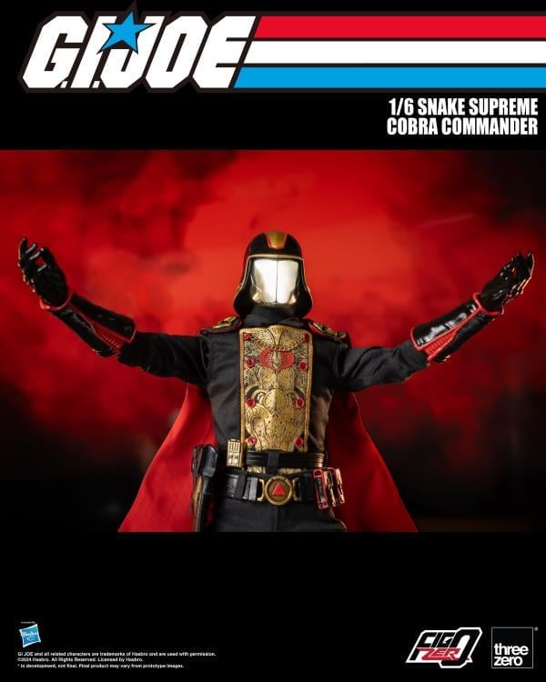 G.I. Joe FigZero Snake Supreme Cobra Commander 1/6 Scale BBTS Exclusive Collectible Figure Gallery Image 12