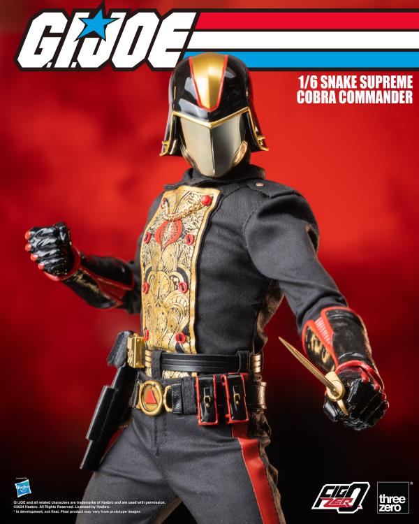 G.I. Joe FigZero Snake Supreme Cobra Commander 1/6 Scale BBTS Exclusive Collectible Figure Gallery Image 10
