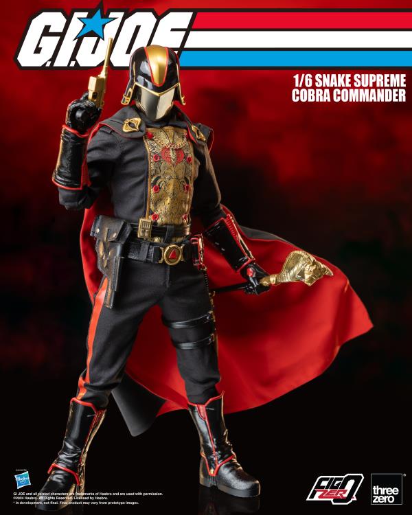 G.I. Joe FigZero Snake Supreme Cobra Commander 1/6 Scale BBTS Exclusive Collectible Figure Gallery Image 8