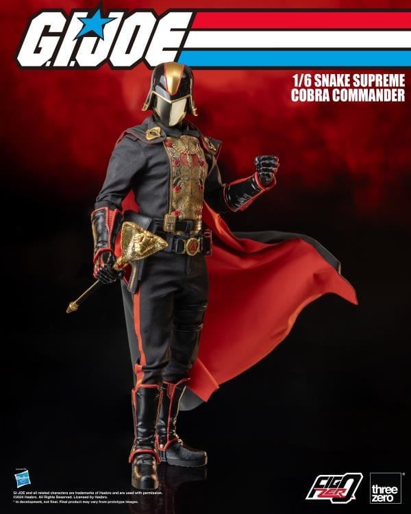 G.I. Joe FigZero Snake Supreme Cobra Commander 1/6 Scale BBTS Exclusive Collectible Figure Gallery Image 3