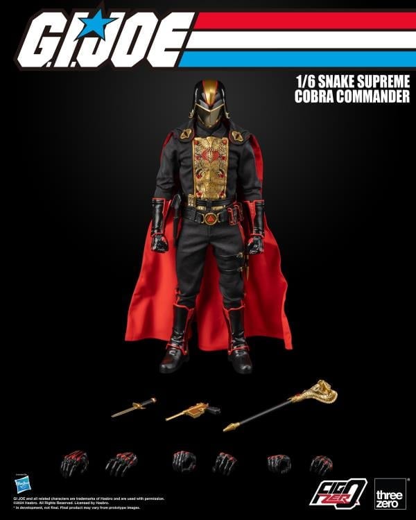 G.I. Joe FigZero Snake Supreme Cobra Commander 1/6 Scale BBTS Exclusive Collectible Figure Gallery Image 13