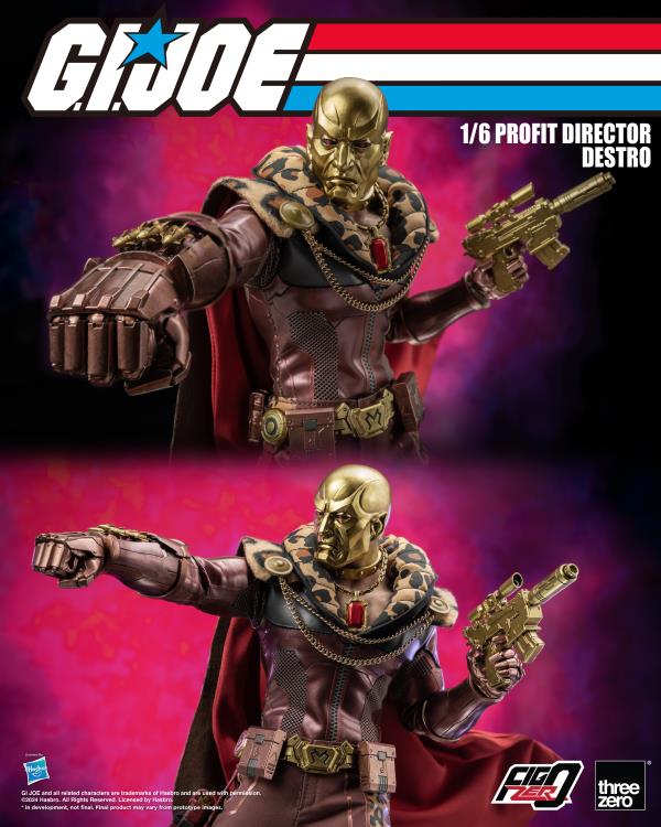 G.I. Joe FigZero Profit Director Destro 1/6 Scale BBTS Exclusive Collectible Figure Gallery Image 12