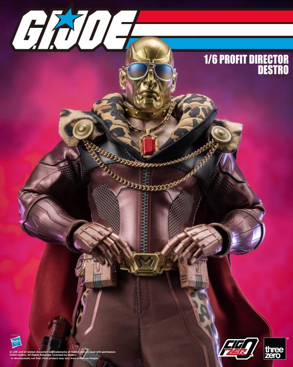 G.I. Joe FigZero Profit Director Destro 1/6 Scale BBTS Exclusive Collectible Figure Gallery Image 6
