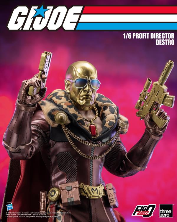 G.I. Joe FigZero Profit Director Destro 1/6 Scale BBTS Exclusive Collectible Figure Gallery Image 8