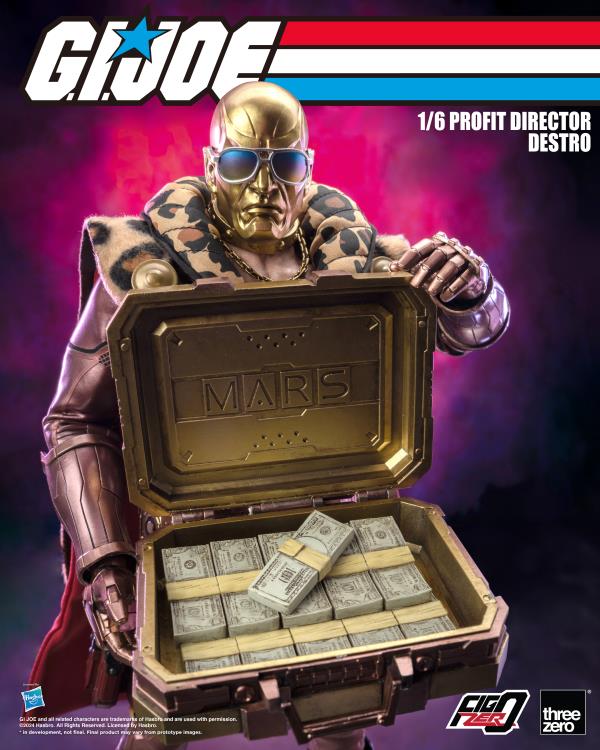 G.I. Joe FigZero Profit Director Destro 1/6 Scale BBTS Exclusive Collectible Figure Gallery Image 13