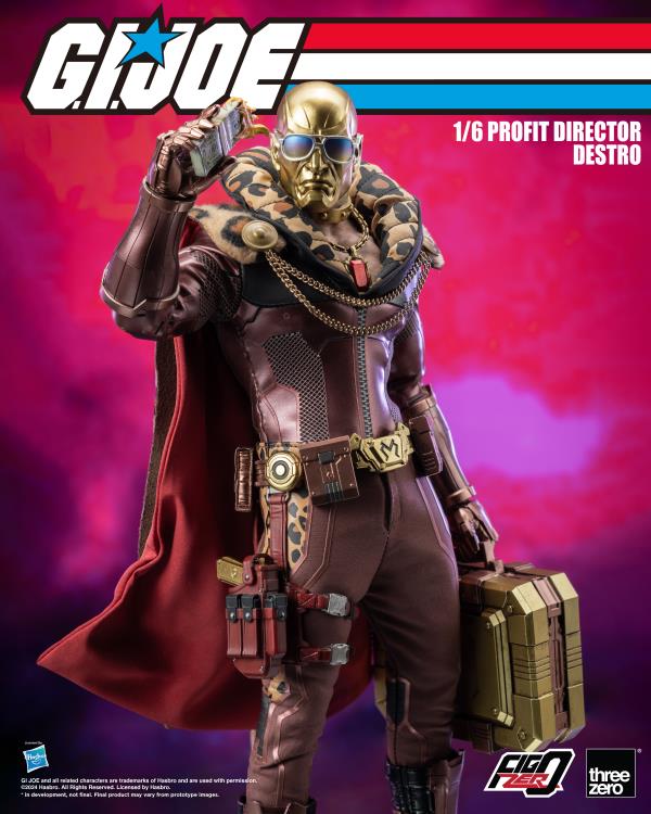 G.I. Joe FigZero Profit Director Destro 1/6 Scale BBTS Exclusive Collectible Figure Gallery Image 7