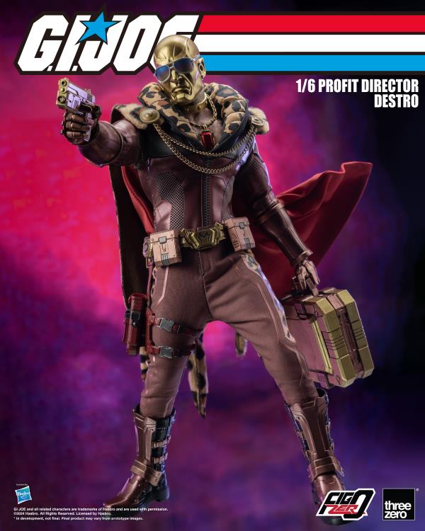 G.I. Joe FigZero Profit Director Destro 1/6 Scale BBTS Exclusive Collectible Figure Gallery Image 4