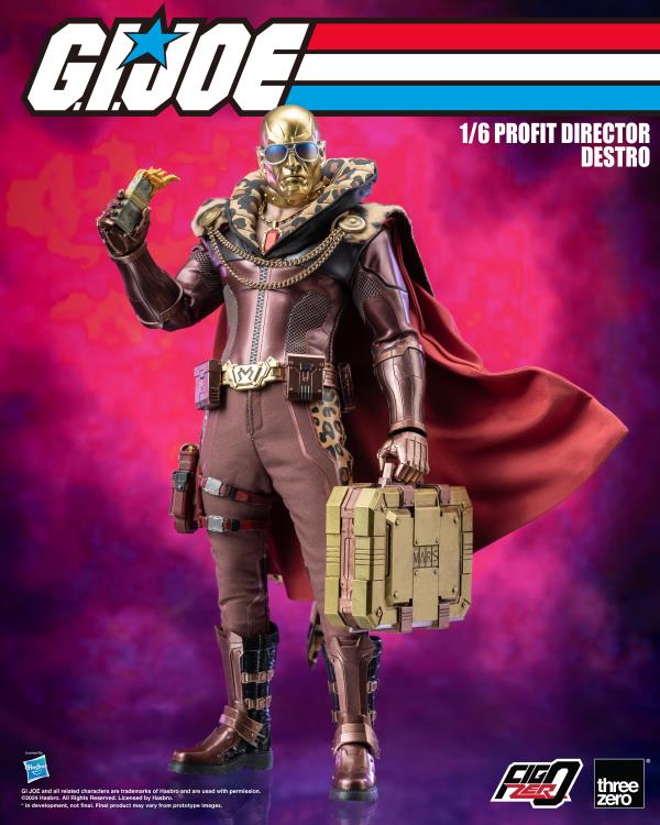 G.I. Joe FigZero Profit Director Destro 1/6 Scale BBTS Exclusive Collectible Figure Gallery Image 3