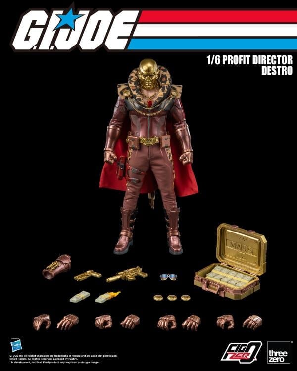 G.I. Joe FigZero Profit Director Destro 1/6 Scale BBTS Exclusive Collectible Figure Gallery Image 15