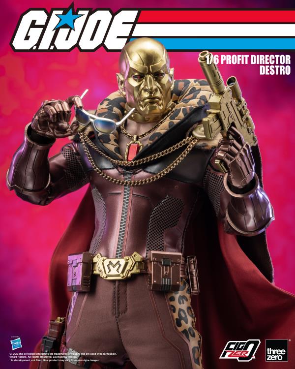 G.I. Joe FigZero Profit Director Destro 1/6 Scale BBTS Exclusive Collectible Figure Gallery Image 9