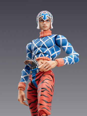 JoJo's Bizarre Adventure: Golden Wind Super Action Statue Guido Mista & Sex Pistols (Reissue) Gallery Image 2