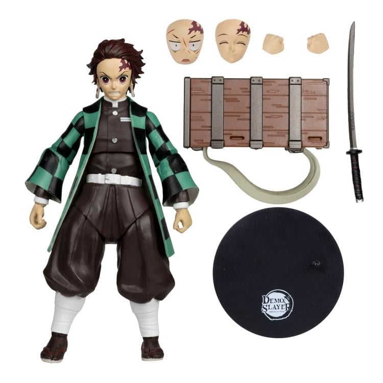 Demon Slayer: Kimetsu no Yaiba Tanjiro Kamado (with Nezuko's Box) 7" Action Figure Gallery Image 9