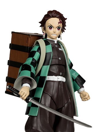 Demon Slayer: Kimetsu no Yaiba Tanjiro Kamado (with Nezuko's Box) 7" Action Figure Gallery Image 2