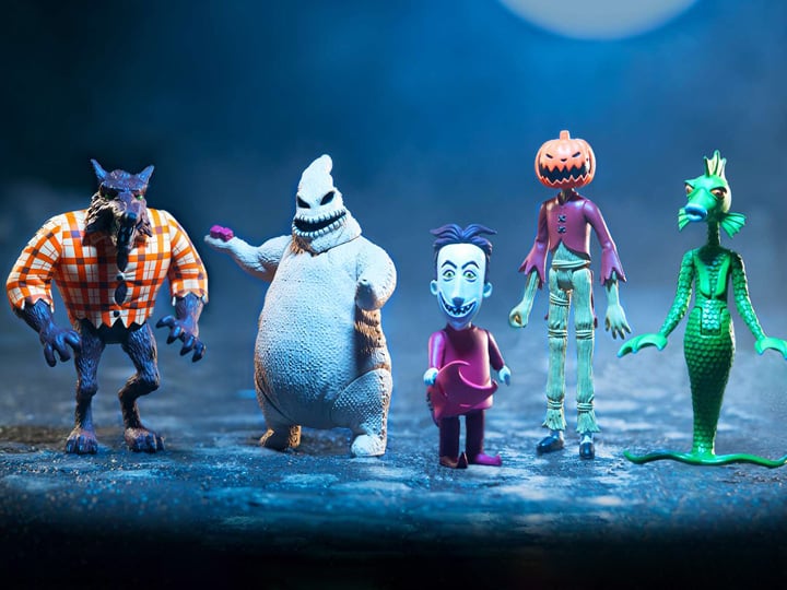 The Nightmare Before Christmas ReAction Set of 5 Figures