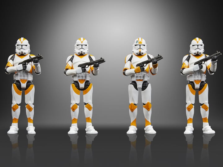 Star Wars: The Vintage Collection Phase II Clone Trooper (212th) Exclusive Four-Pack Gallery Image 1
