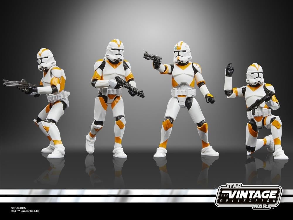 Star Wars: The Vintage Collection Phase II Clone Trooper (212th) Exclusive Four-Pack Gallery Image 5