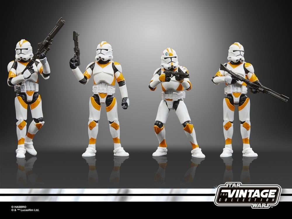 Star Wars: The Vintage Collection Phase II Clone Trooper (212th) Exclusive Four-Pack Gallery Image 4