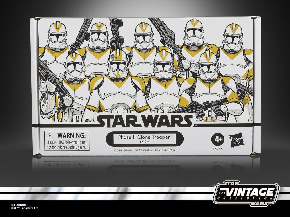 Star Wars: The Vintage Collection Phase II Clone Trooper (212th) Exclusive Four-Pack Gallery Image 7