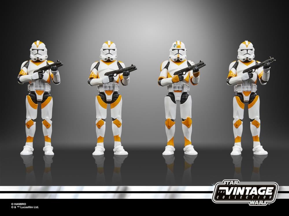 Star Wars: The Vintage Collection Phase II Clone Trooper (212th) Exclusive Four-Pack Gallery Image 3