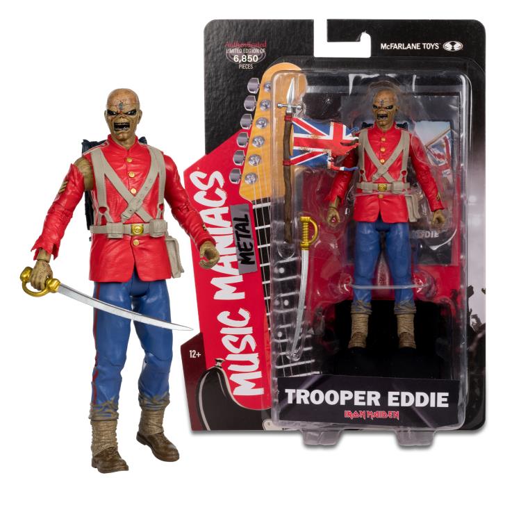 Iron Maiden Music Maniacs Trooper Eddie 6" Limited Edition Figure Gallery Image 12