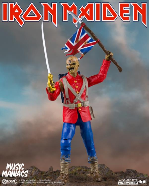 Iron Maiden Music Maniacs Trooper Eddie 6" Limited Edition Figure Gallery Image 3