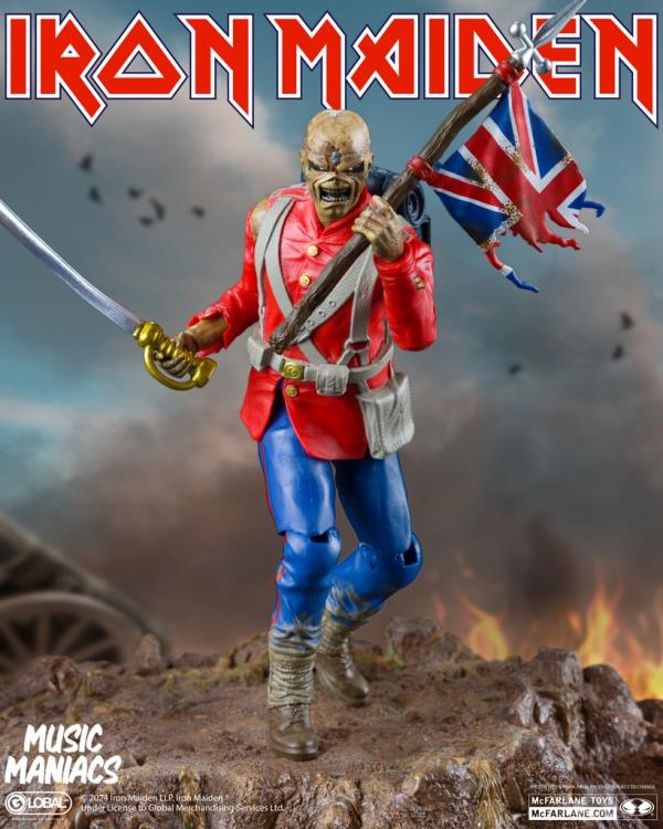 Iron Maiden Music Maniacs Trooper Eddie 6" Limited Edition Figure Gallery Image 4