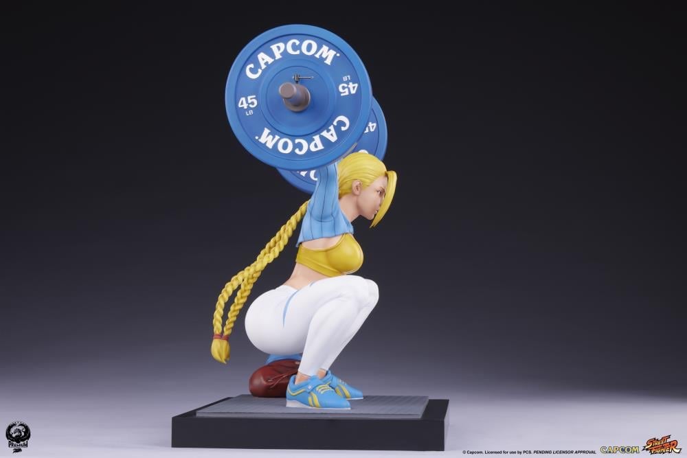 Street Fighter Premier Series Cammy (Powerlifting Alpha Ver.) 1/4 Scale Statue Gallery Image 13