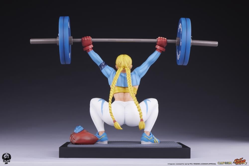 Street Fighter Premier Series Cammy (Powerlifting Alpha Ver.) 1/4 Scale Statue Gallery Image 11
