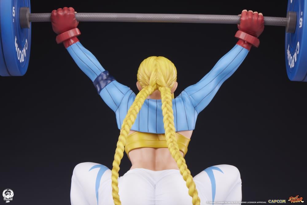Street Fighter Premier Series Cammy (Powerlifting Alpha Ver.) 1/4 Scale Statue Gallery Image 17