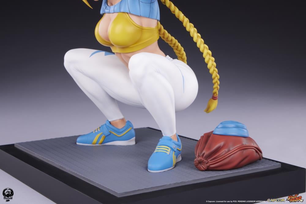 Street Fighter Premier Series Cammy (Powerlifting Alpha Ver.) 1/4 Scale Statue Gallery Image 19