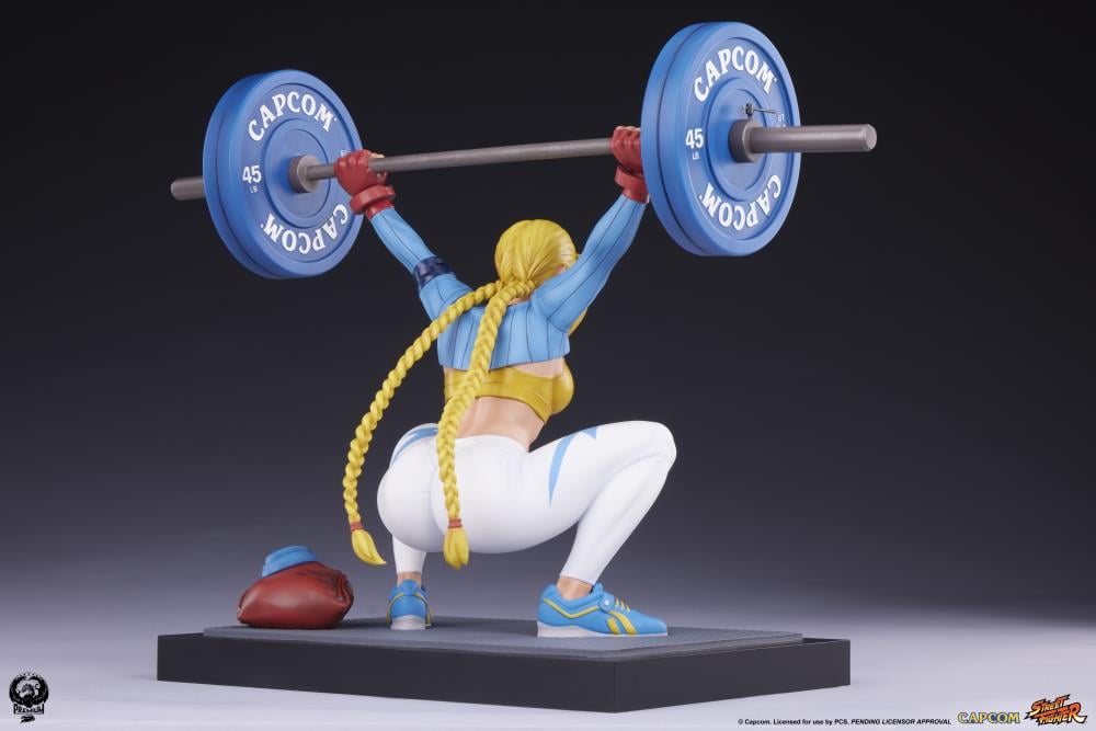 Street Fighter Premier Series Cammy (Powerlifting Alpha Ver.) 1/4 Scale Statue Gallery Image 12