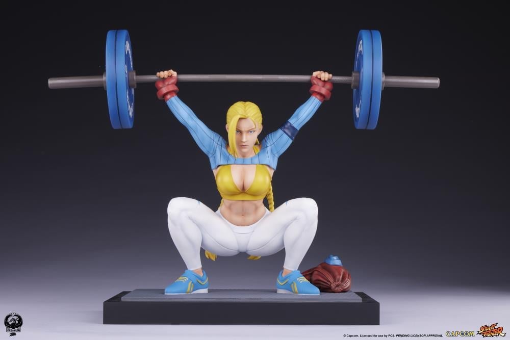 Street Fighter Premier Series Cammy (Powerlifting Alpha Ver.) 1/4 Scale Statue Gallery Image 7