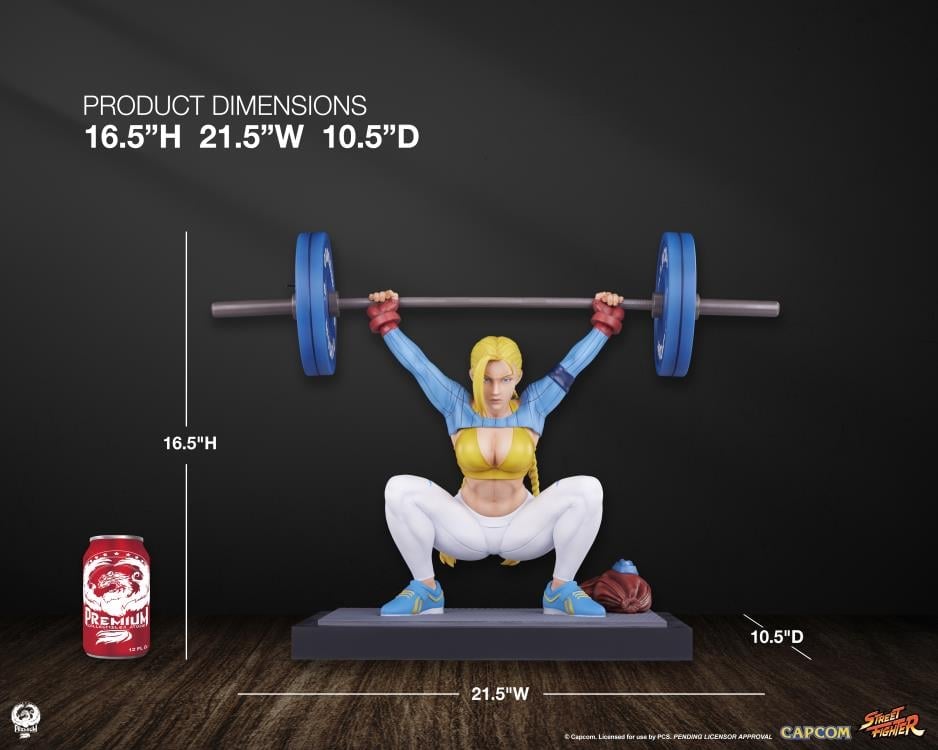 Street Fighter Premier Series Cammy (Powerlifting Alpha Ver.) 1/4 Scale Statue Gallery Image 25