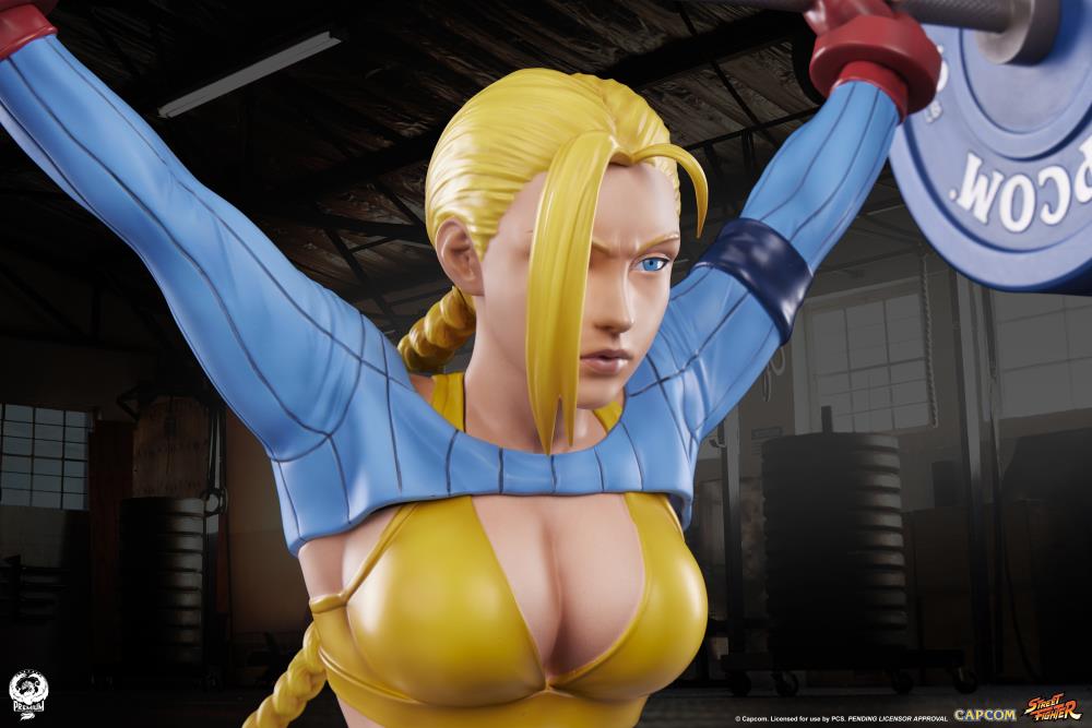 Street Fighter Premier Series Cammy (Powerlifting Alpha Ver.) 1/4 Scale Statue Gallery Image 6