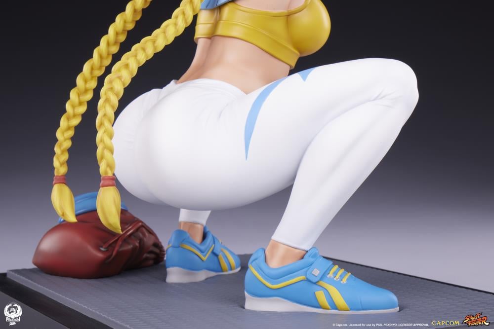 Street Fighter Premier Series Cammy (Powerlifting Alpha Ver.) 1/4 Scale Statue Gallery Image 23