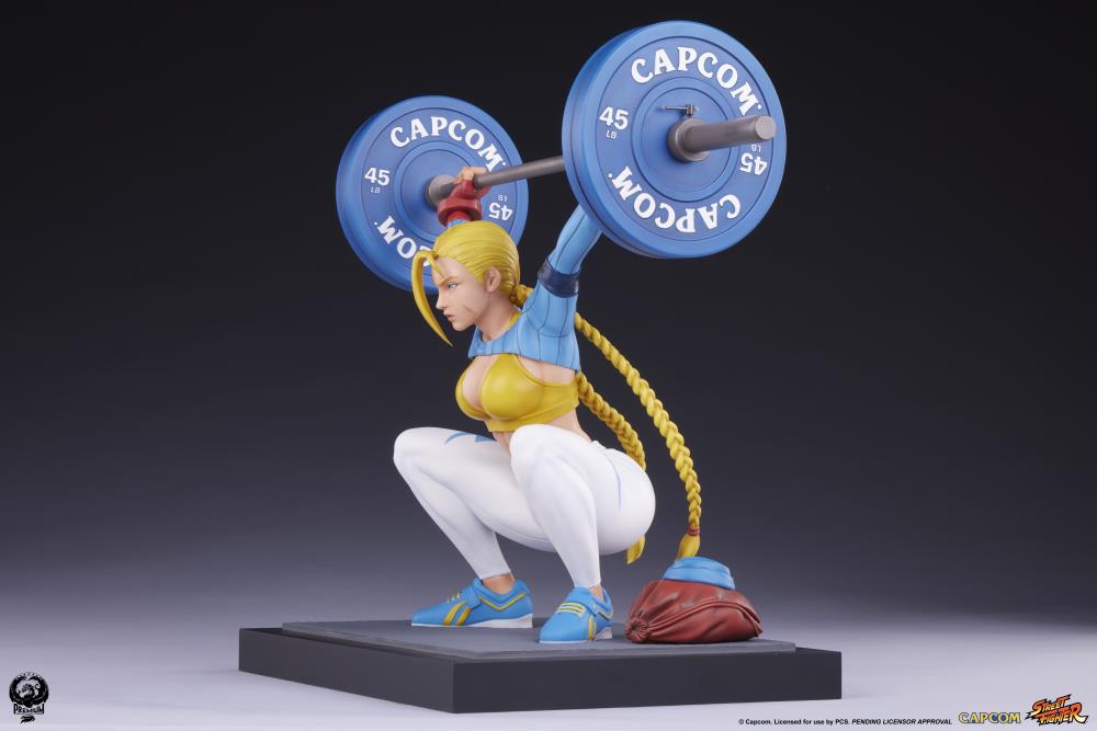 Street Fighter Premier Series Cammy (Powerlifting Alpha Ver.) 1/4 Scale Statue Gallery Image 9