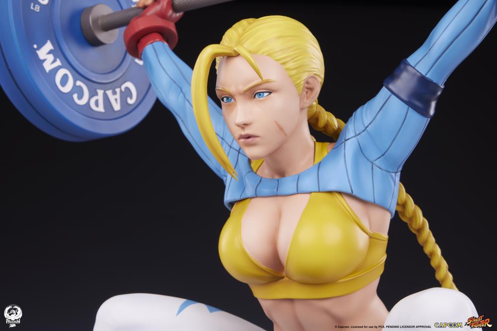 Street Fighter Premier Series Cammy (Powerlifting Alpha Ver.) 1/4 Scale Statue Gallery Image 16