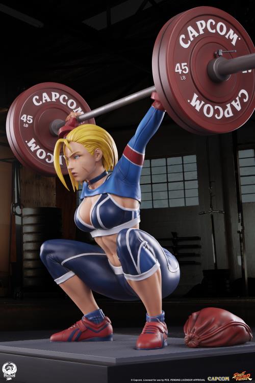 Street Fighter Premier Series Cammy (Powerlifting SF6 Ver.) 1/4 Scale Statue Gallery Image 6