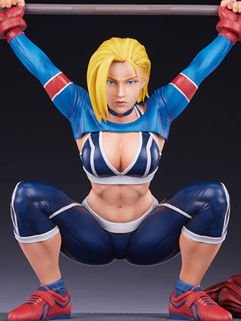 Street Fighter Premier Series Cammy (Powerlifting SF6 Ver.) 1/4 Scale Statue Gallery Image 2