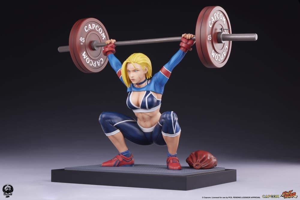 Street Fighter Premier Series Cammy (Powerlifting SF6 Ver.) 1/4 Scale Statue Gallery Image 9