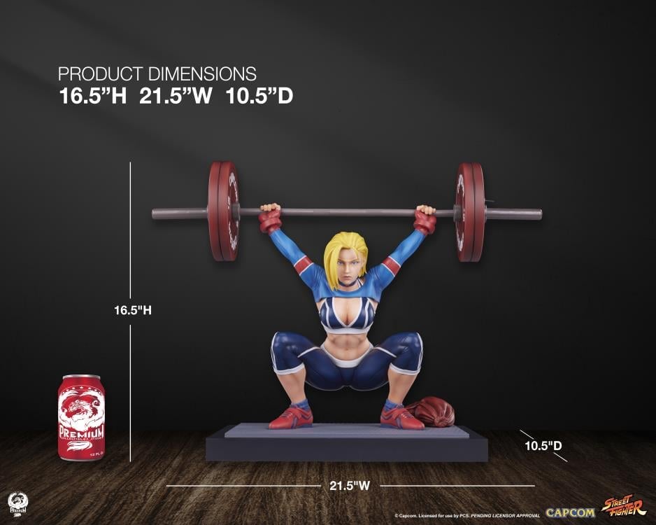 Street Fighter Premier Series Cammy (Powerlifting SF6 Ver.) 1/4 Scale Statue Gallery Image 25