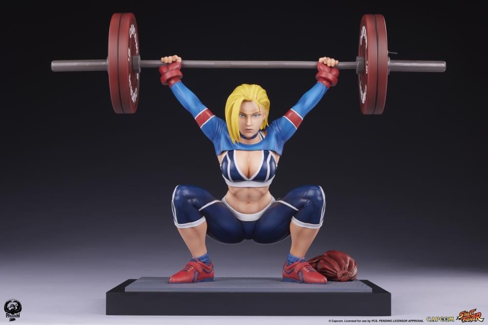Street Fighter Premier Series Cammy (Powerlifting SF6 Ver.) 1/4 Scale Statue Gallery Image 8