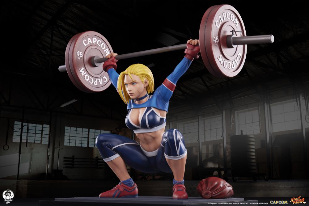 Street Fighter Premier Series Cammy (Powerlifting SF6 Ver.) 1/4 Scale Statue Gallery Image 4