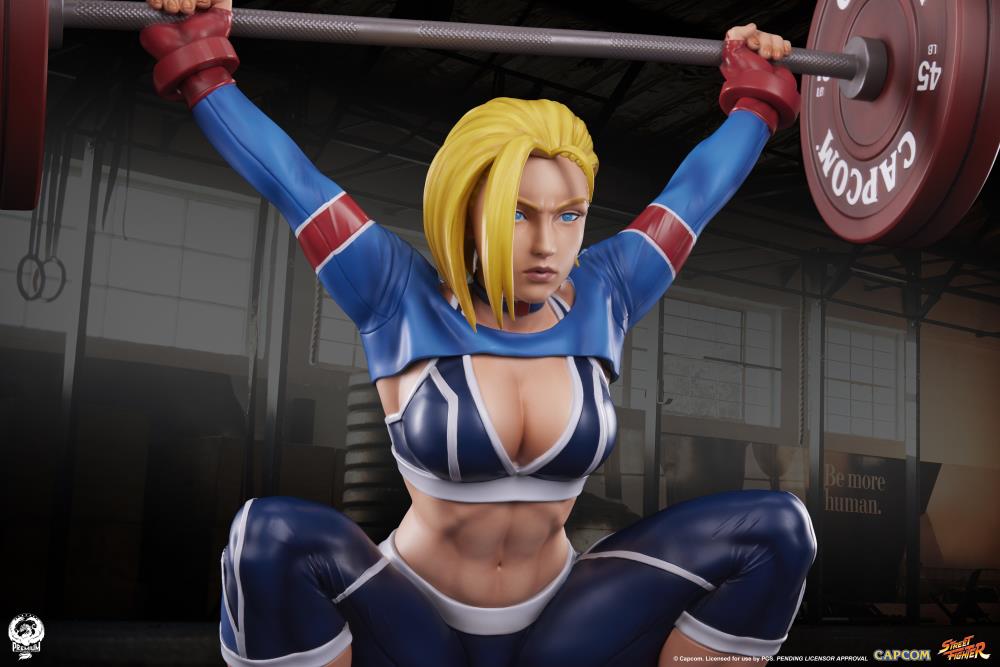 Street Fighter Premier Series Cammy (Powerlifting SF6 Ver.) 1/4 Scale Statue Gallery Image 7